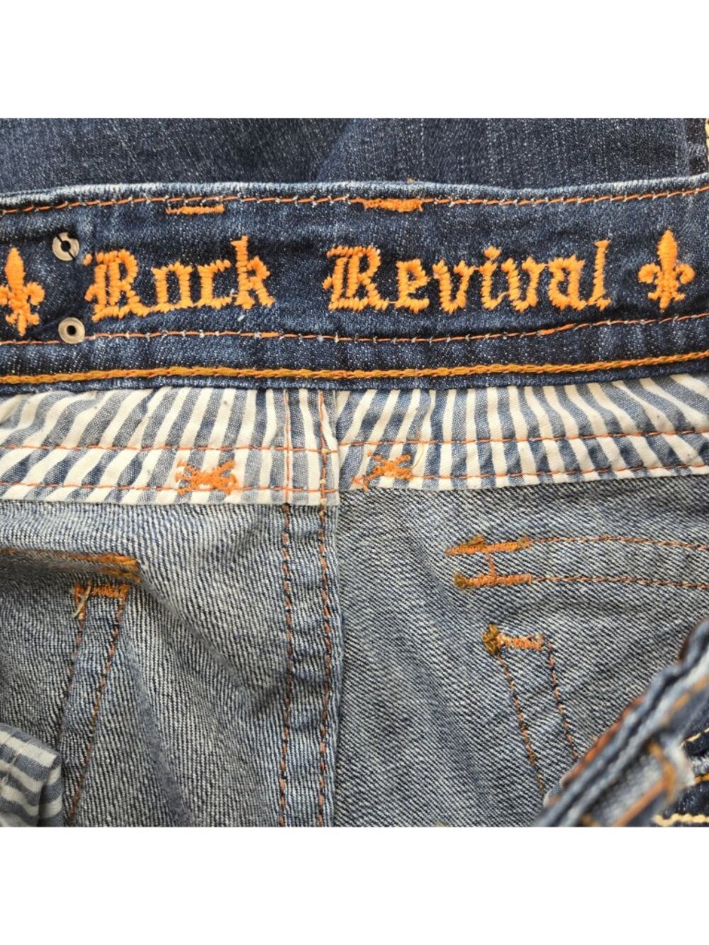 Rock Revival Patti Bootcut Distressed & Embellished Jeans Size 31 - Picture 3 of 8